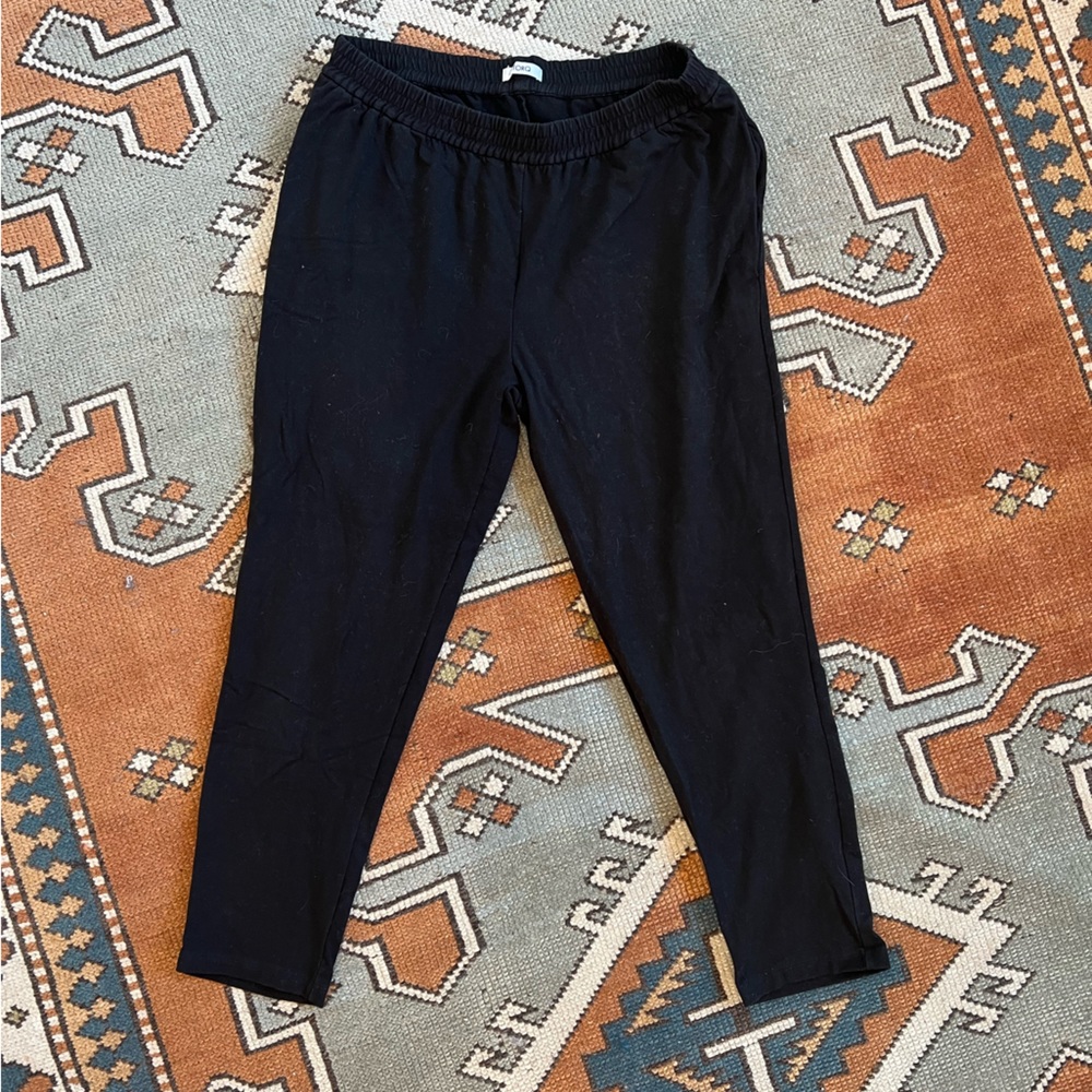 Stork luxe jogger maternity pants, size 2